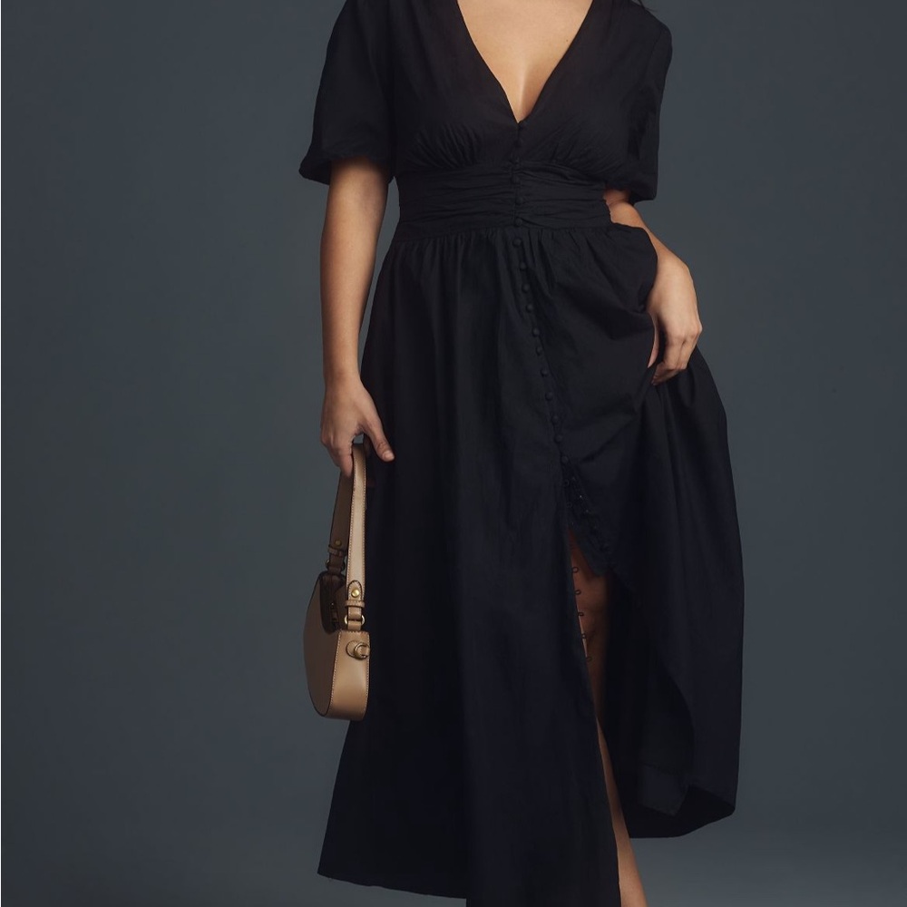 Elegant Black Maxi Dress - EUC!